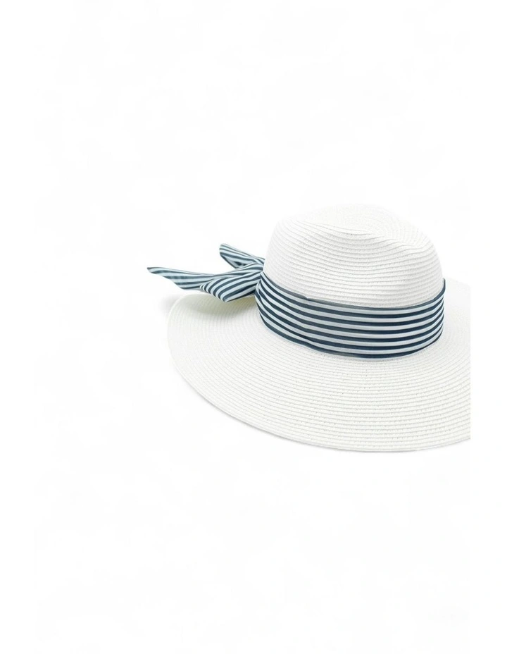 Archer Short-Back Fedora in White image 6