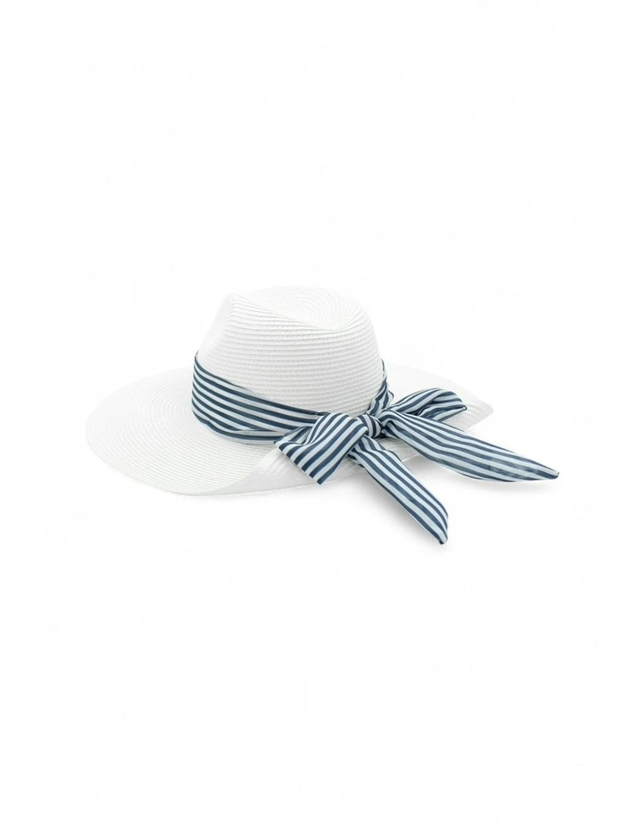 Archer Short-Back Fedora in White image 6