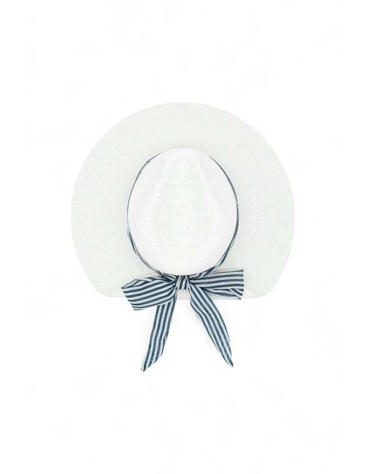 Archer Short-Back Fedora in White image 7