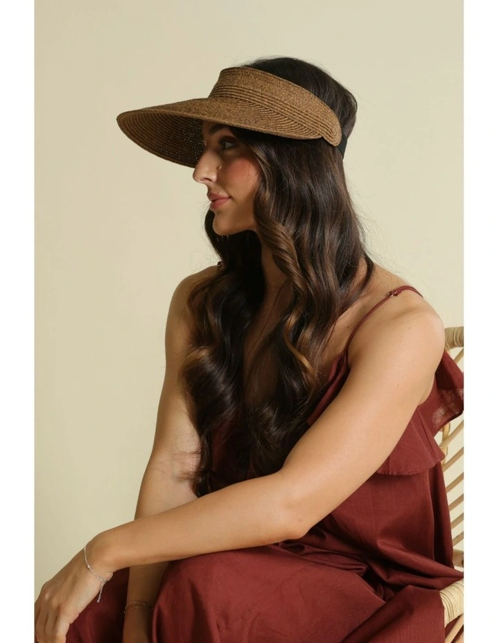 Bailey Visor in Brown image 2