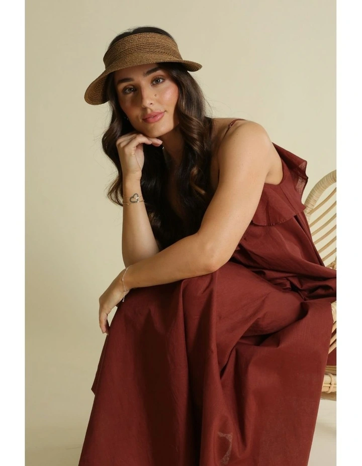 Bailey Visor in Brown image 4