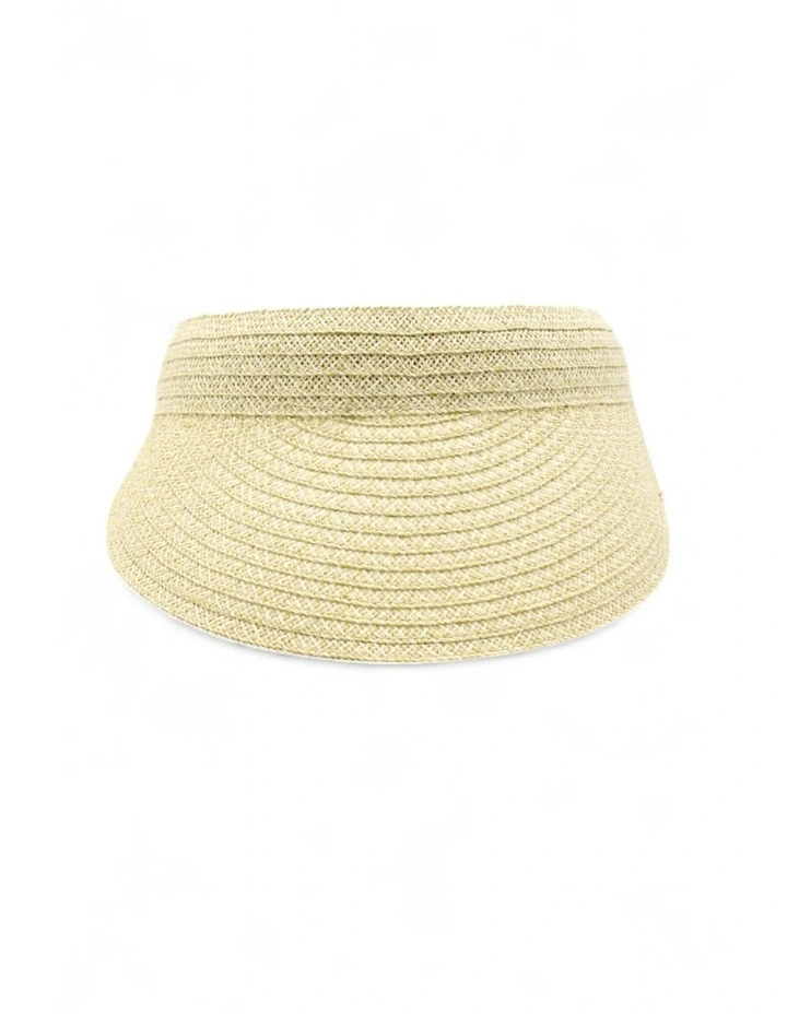 Caitlyn Visor in Beige image 4