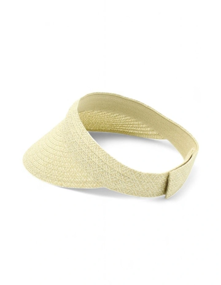Caitlyn Visor in Beige image 5