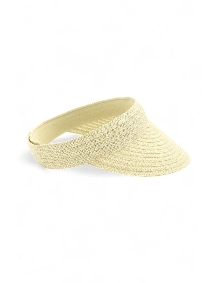 Caitlyn Visor in Beige image 6