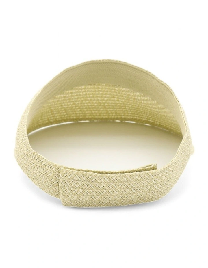 Caitlyn Visor in Beige image 7