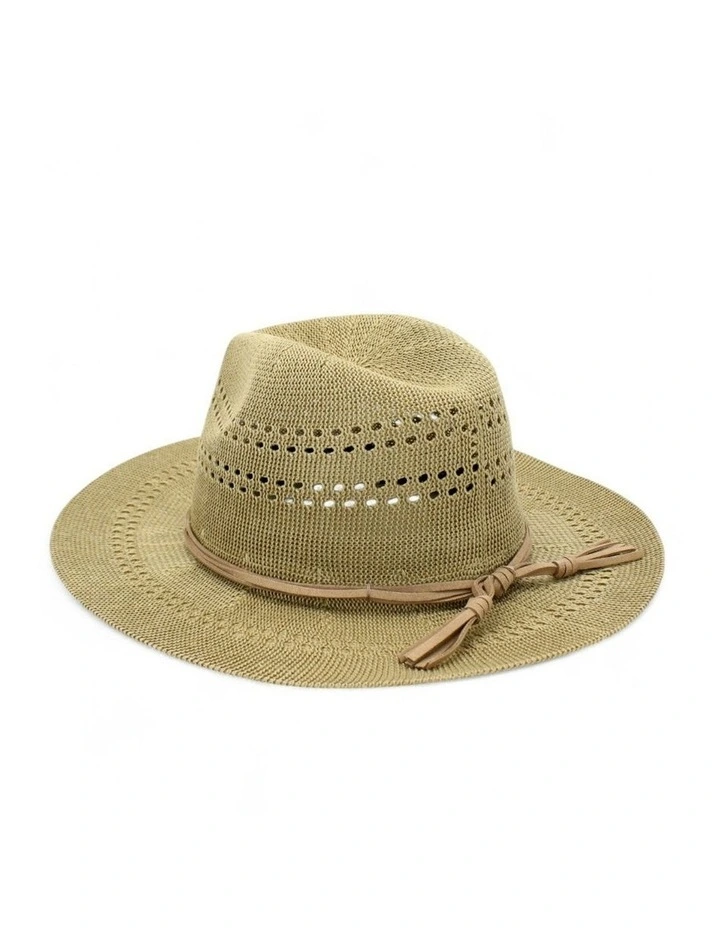 Fae Fedora in Beige Brown image 3