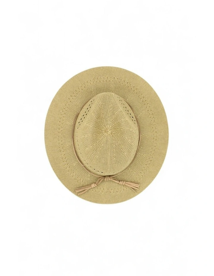 Fae Fedora in Beige Brown image 5