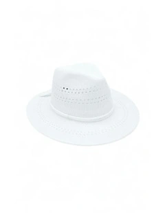 Fae Fedora in White