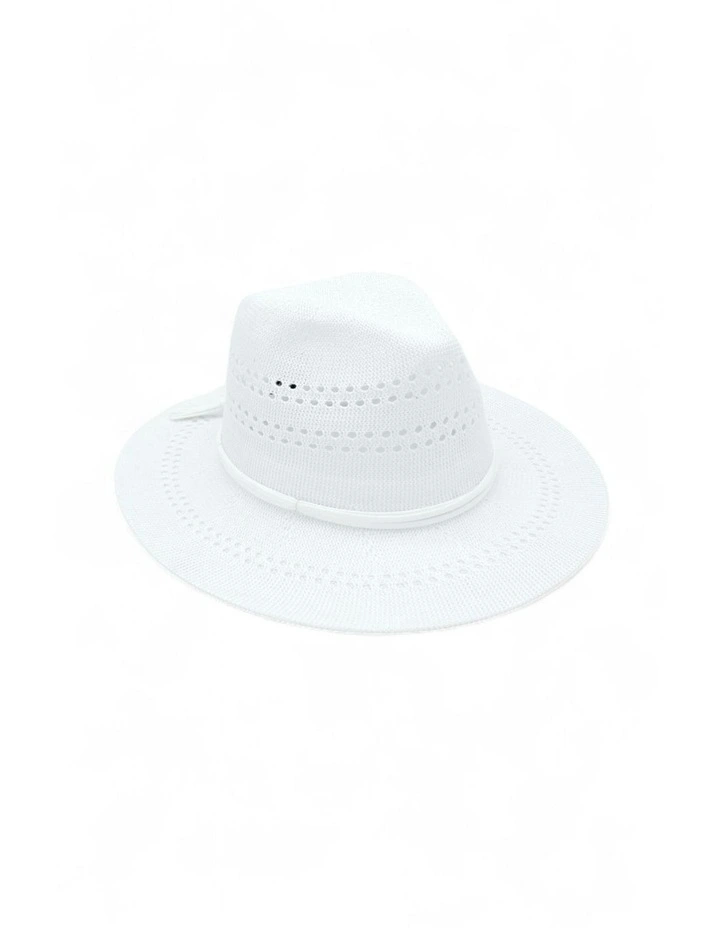 Fae Fedora in White image 1