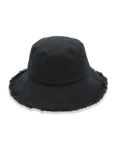 Mabel Bucket Hat in Black