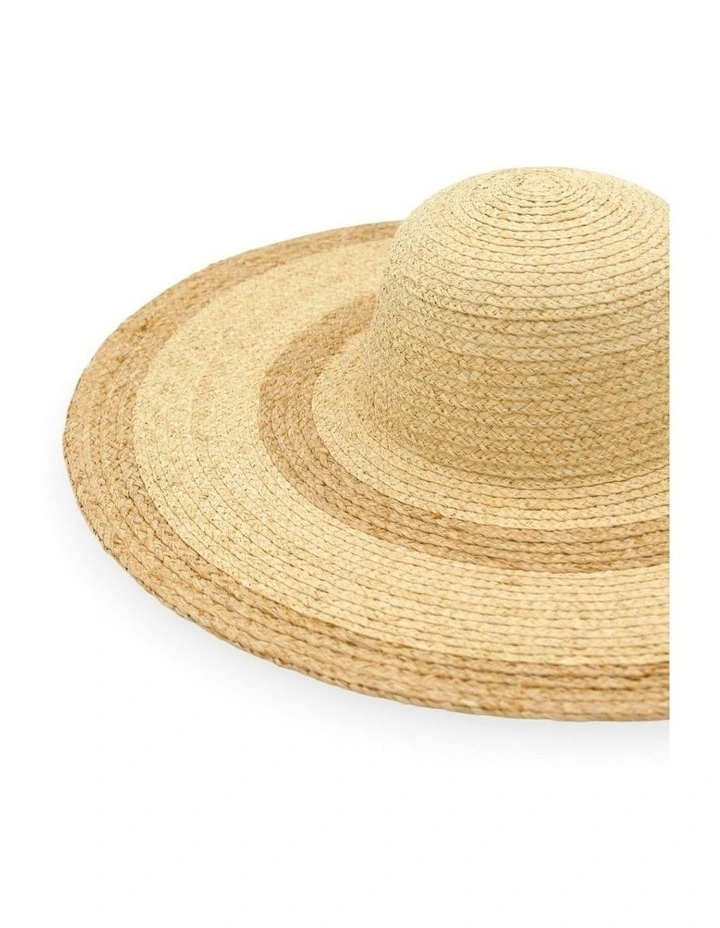 Gianna Floppy Hat in Beige image 2