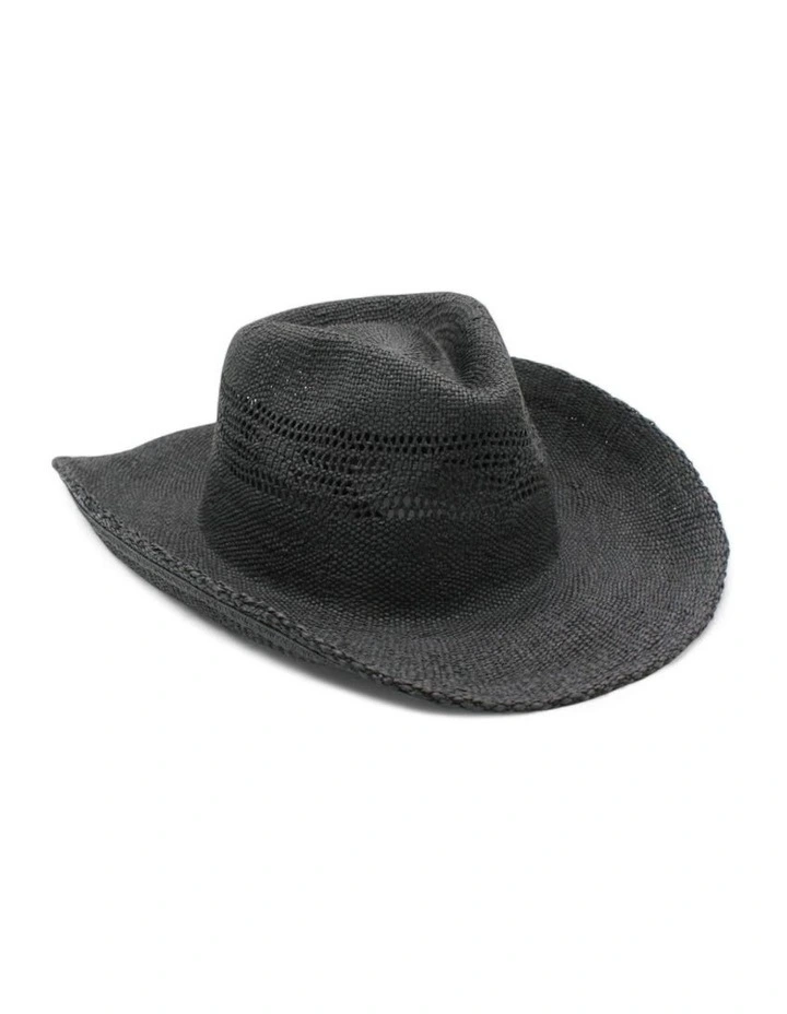 Beckett Cowboy Fedora in Black image 1
