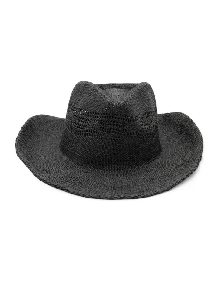 Beckett Cowboy Fedora in Black image 4