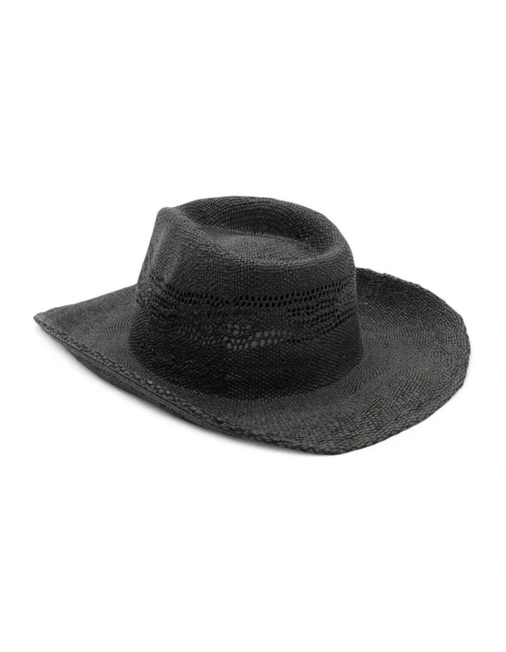 Beckett Cowboy Fedora in Black image 5