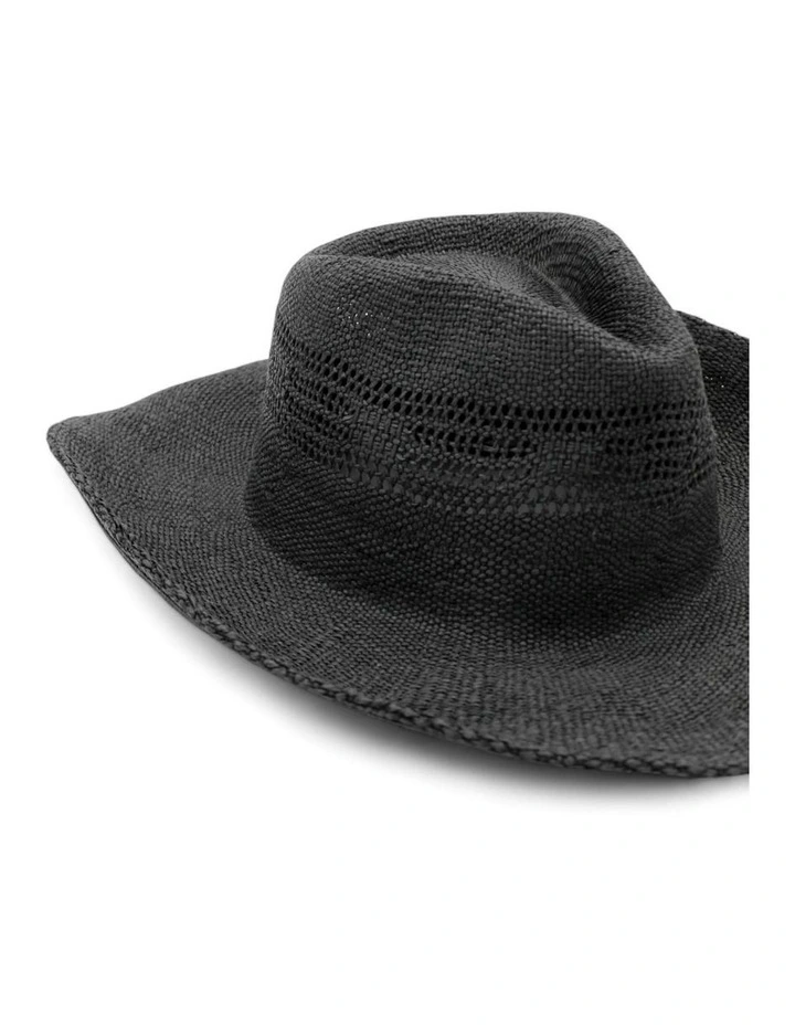 Beckett Cowboy Fedora in Black image 6