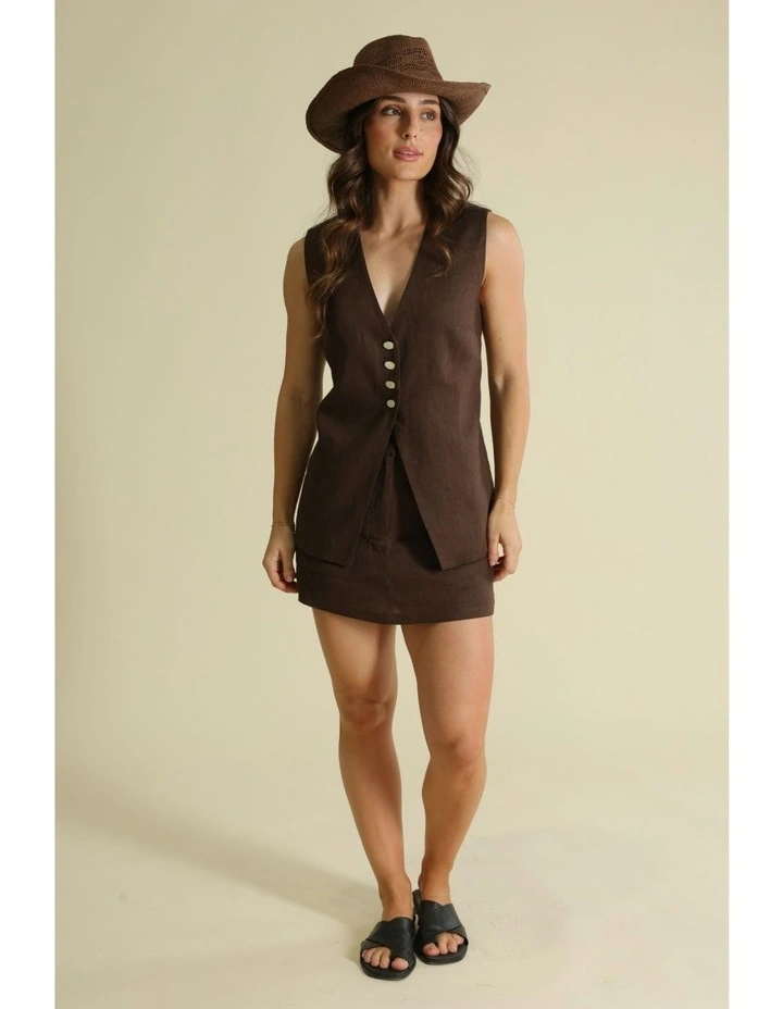 Beckett Cowboy Fedora in Brown image 1