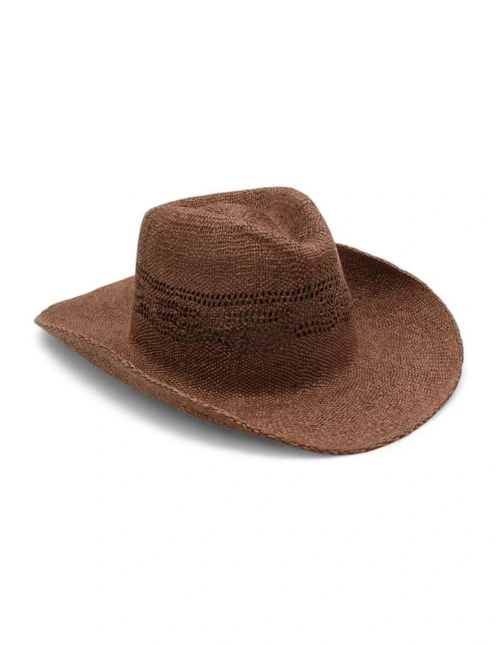 Beckett Cowboy Fedora in Brown image 3