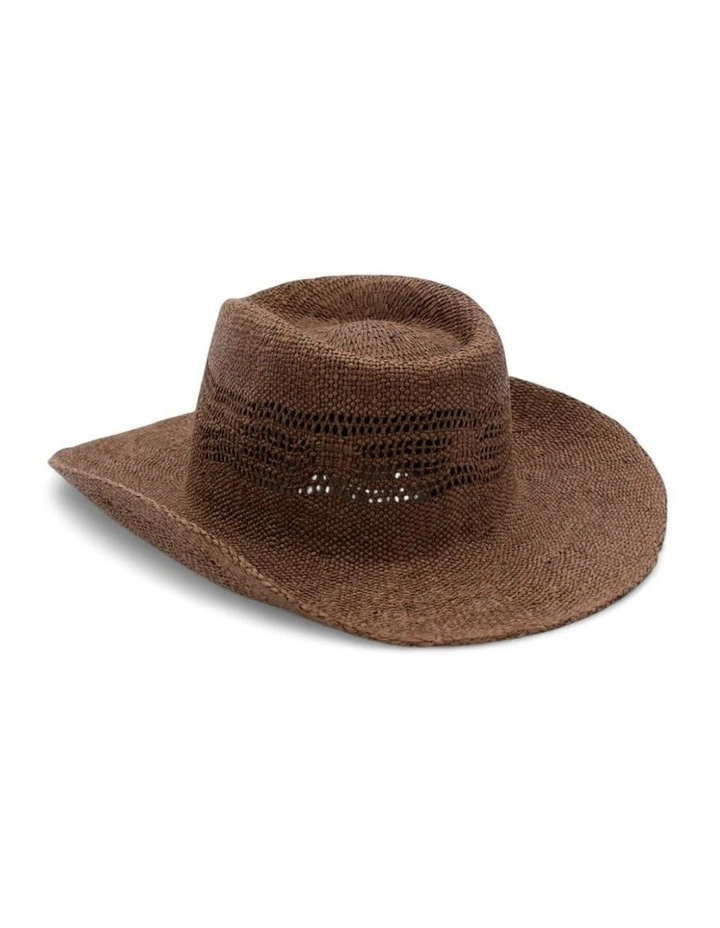 Beckett Cowboy Fedora in Brown image 6