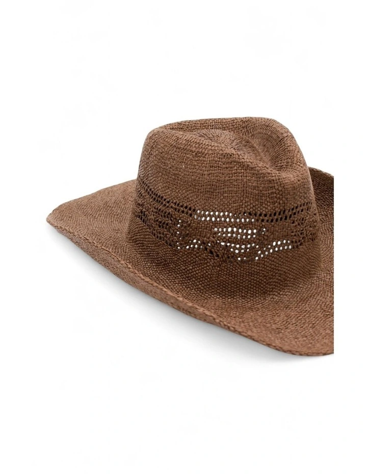 Beckett Cowboy Fedora in Brown image 7