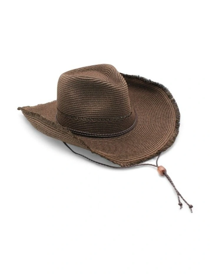 Ramona Cowboy Fedora in Brown image 6