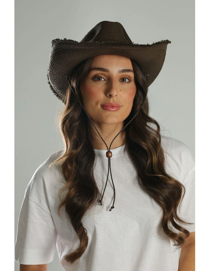 Ramona Cowboy Fedora in Brown image 7