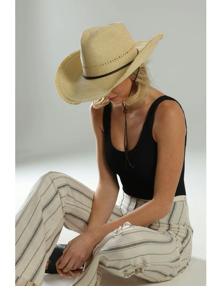 Ramona Cowboy Fedora in Natural image 2