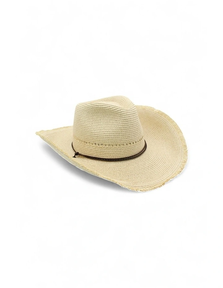 Ramona Cowboy Fedora in Natural image 3