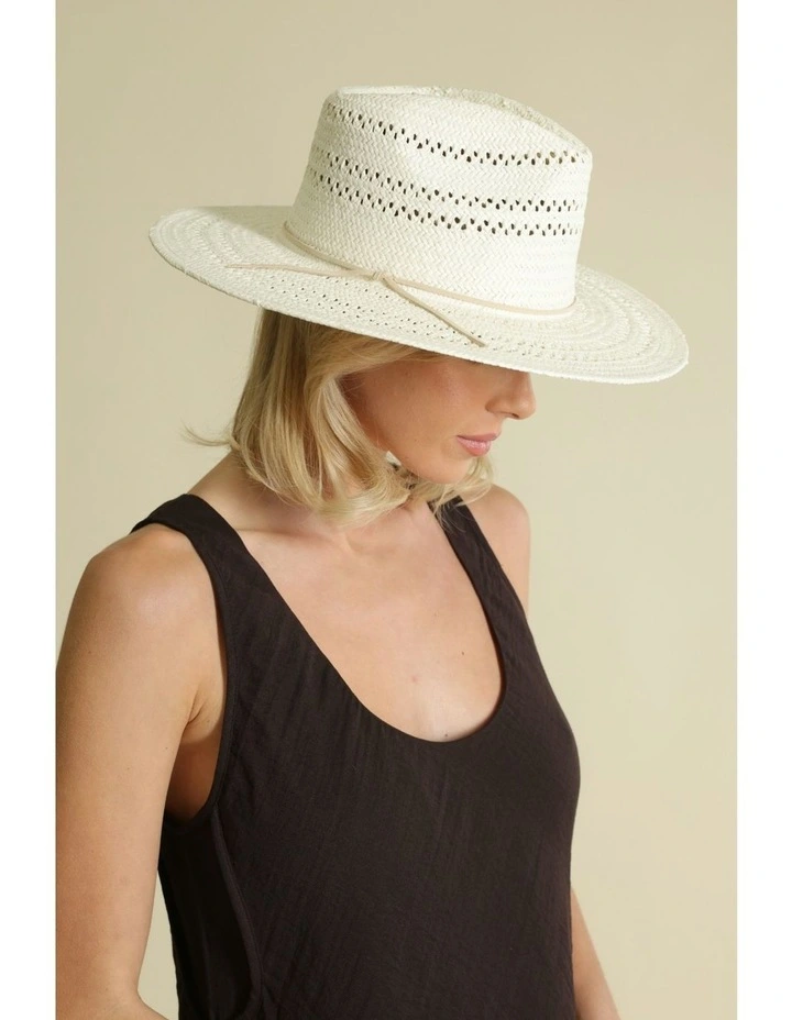 Debra Fedora in White image 4
