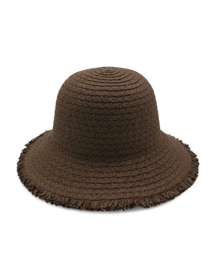 Elia Bucket Hat in Brown image 1