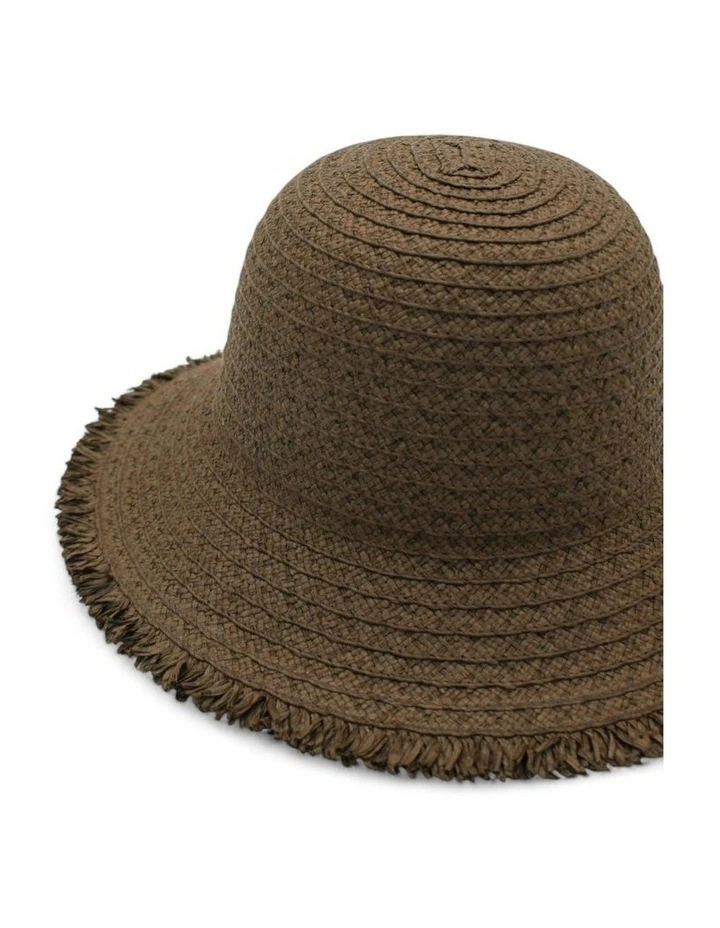 Elia Bucket Hat in Brown image 4