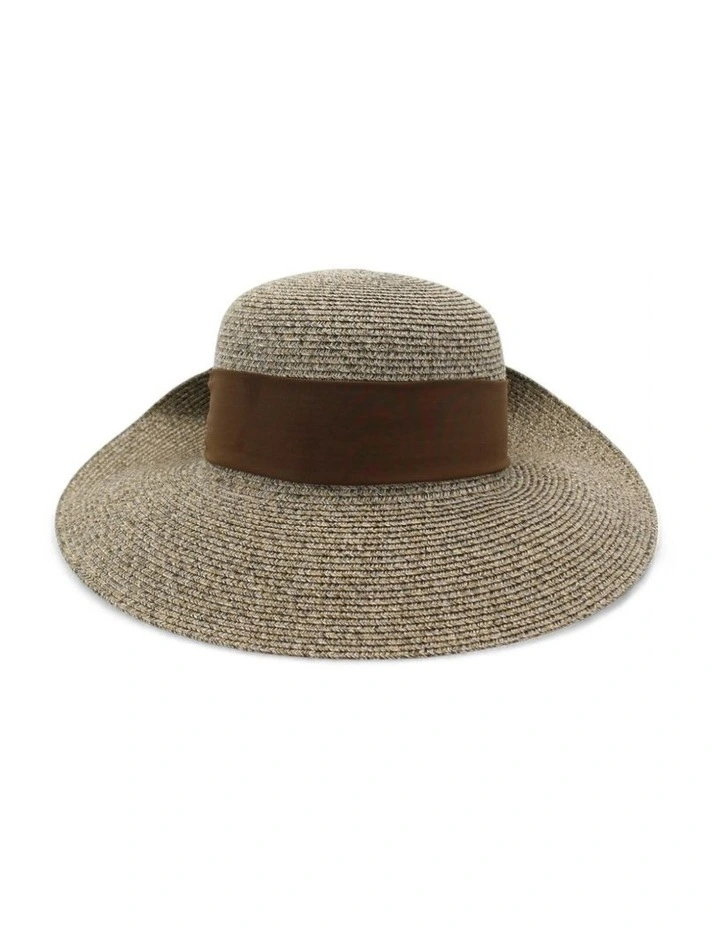 Kassandra Short-Back Hat in Chocolate Brown image 4