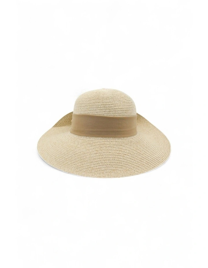 Kassandra Short-Back Hat in Tan Brown image 4