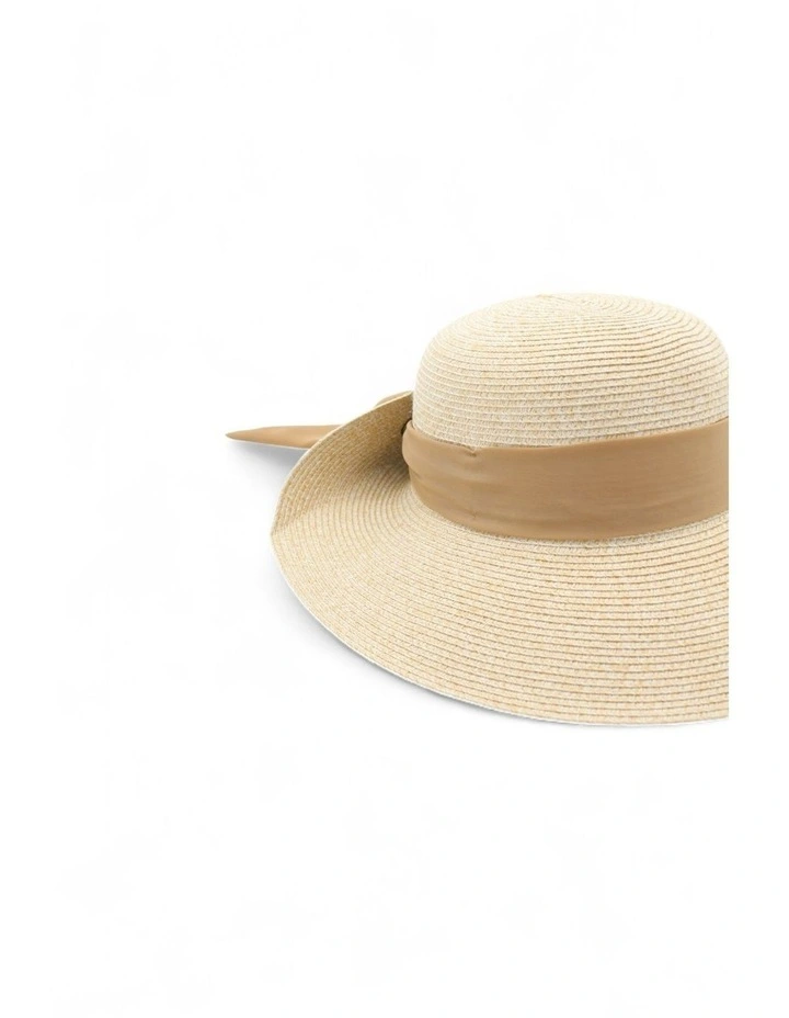 Kassandra Short-Back Hat in Tan Brown image 7