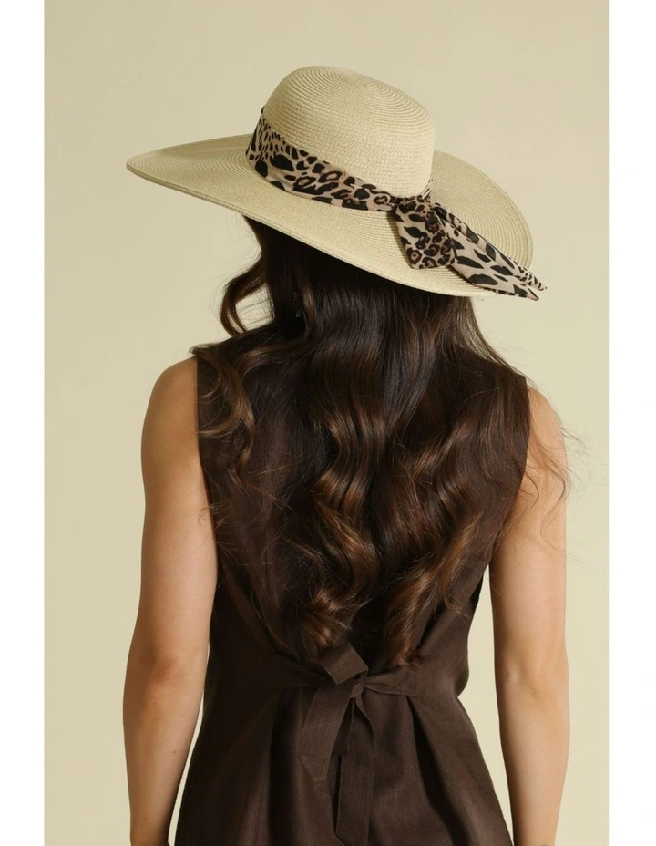 Adele Floppy Hat in Brown image 6