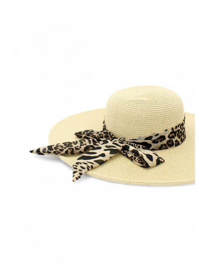 Adele Floppy Hat in Brown image 7