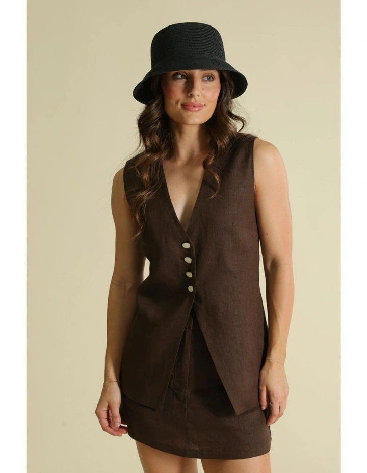 Ryle Bucket Hat in Black image 2