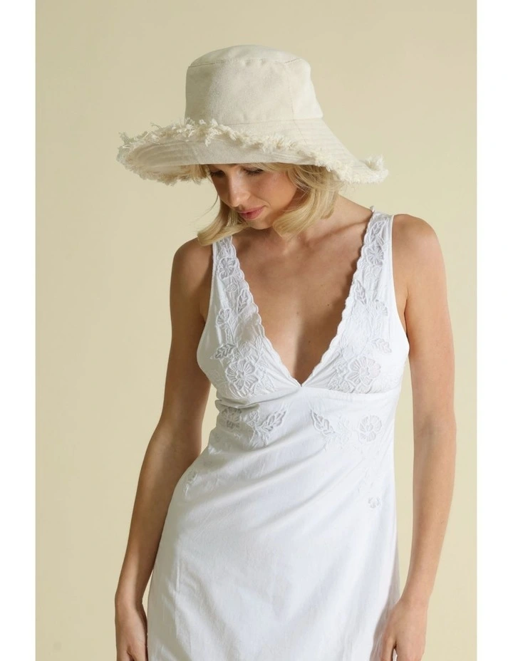 Cameron Bucket Hat in Beige image 2