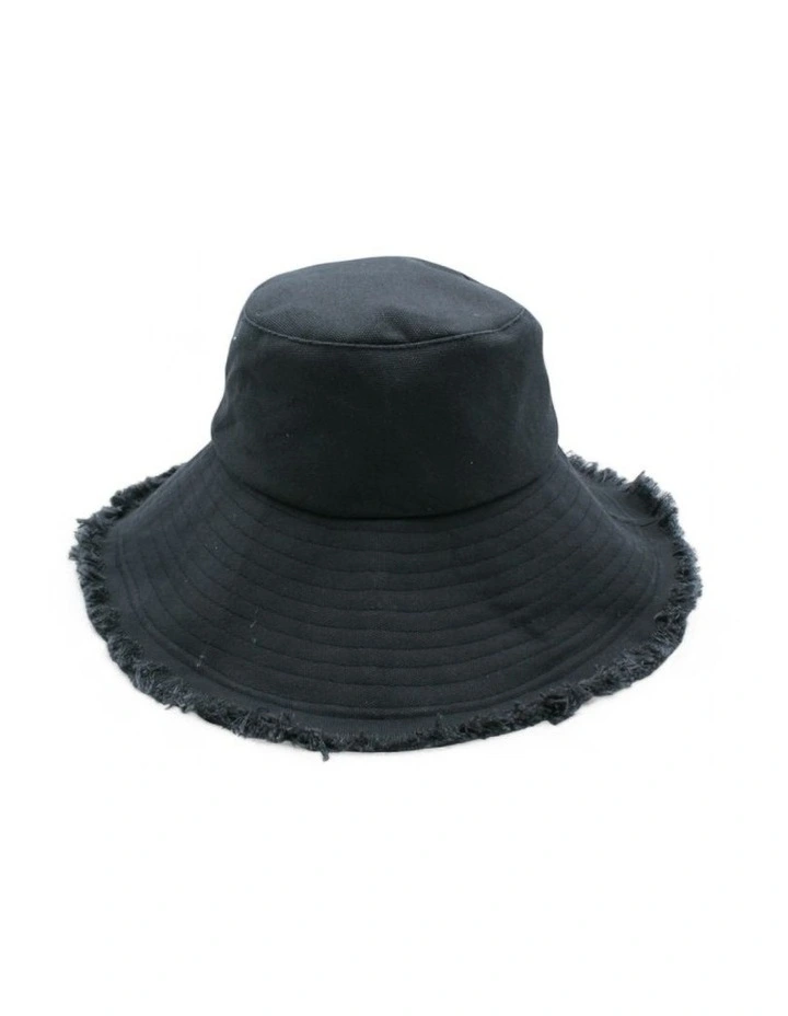 Cameron Bucket Hat in Black image 3
