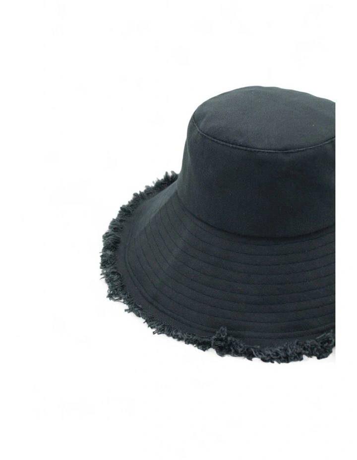 Cameron Bucket Hat in Black image 5