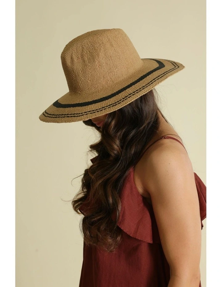 Uma Fedora in Tan Brown image 4