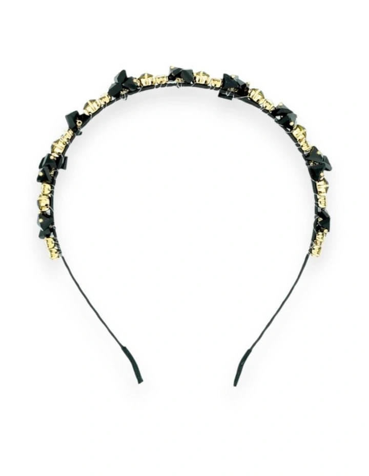 Wren Headband in Black image 3