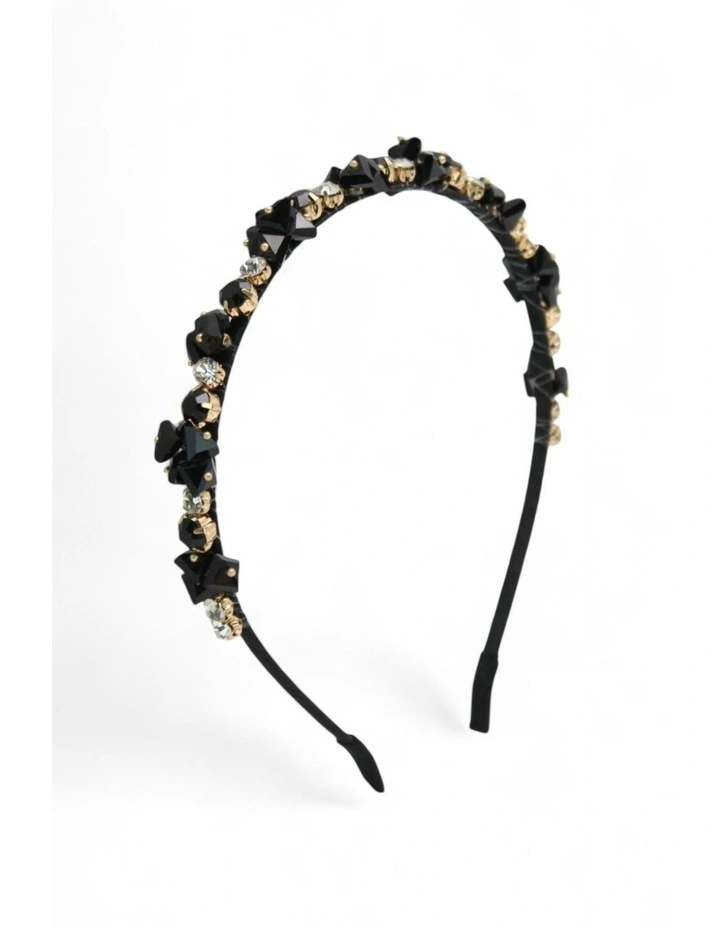 Wren Headband in Black image 3