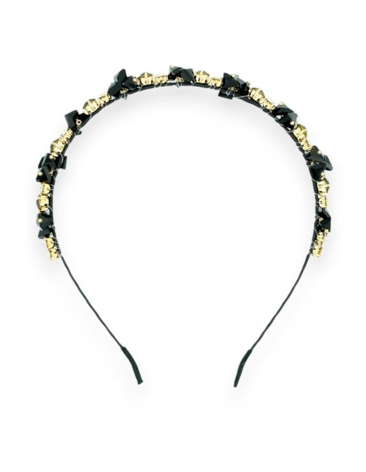 Wren Headband in Black image 4