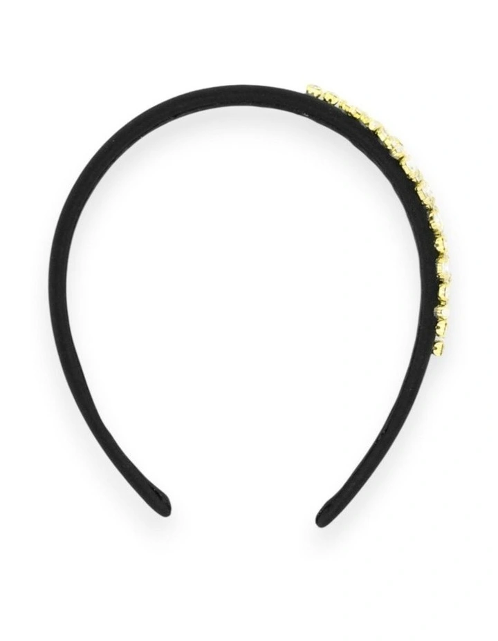 Tyra Headband in Black image 4