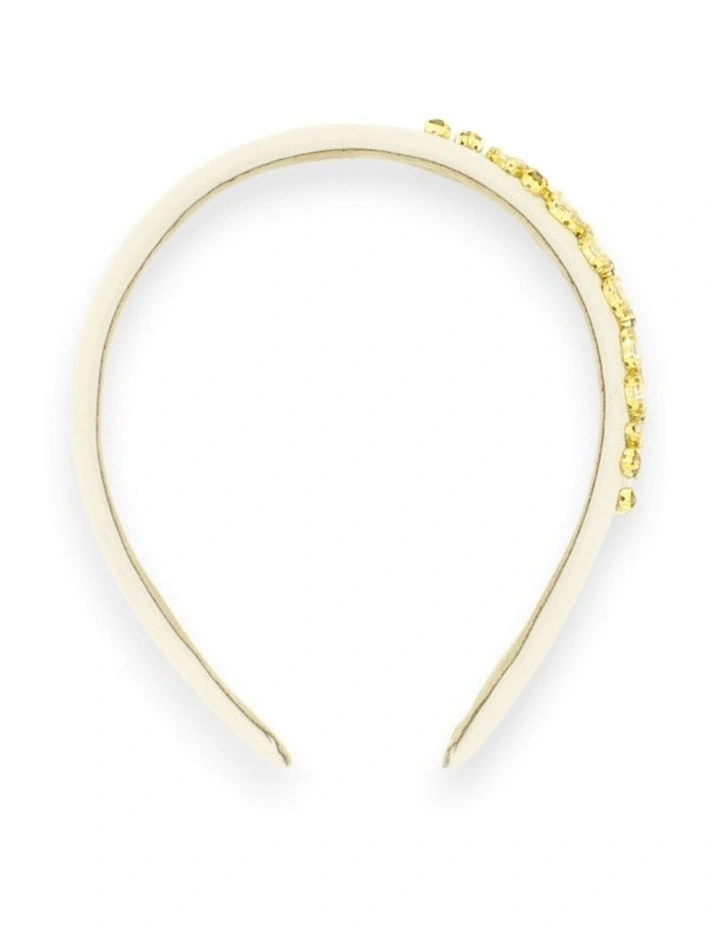 Tyra Headband in Cream image 3