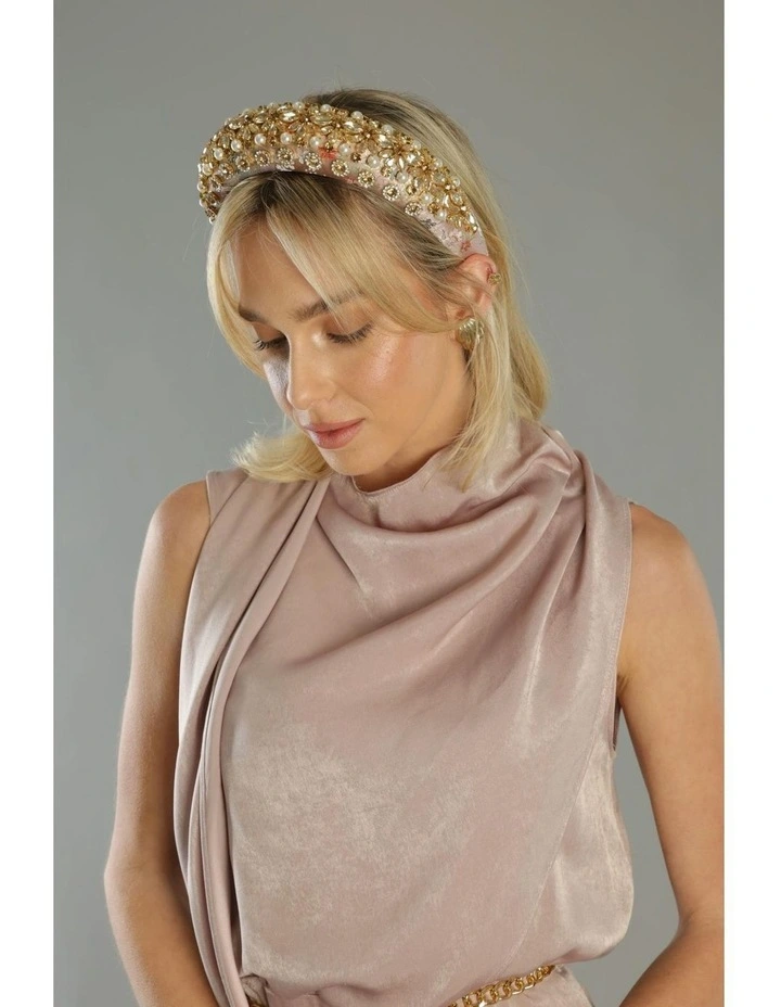 Zelda Headband in Gold image 2