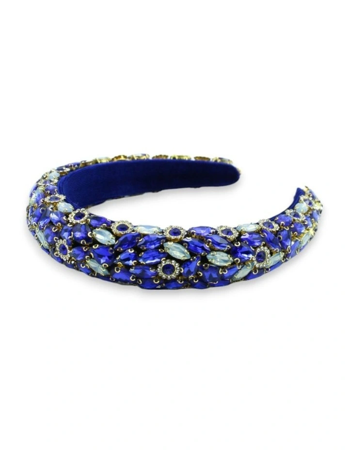 Alora Headband in Cobalt Blue image 5
