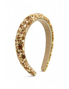 Camellia Headband in Gold