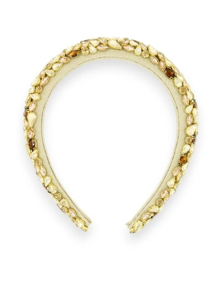 Camellia Headband in Gold image 3