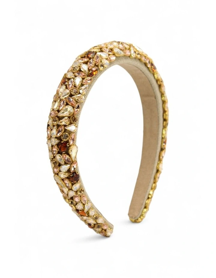 Camellia Headband in Gold image 3